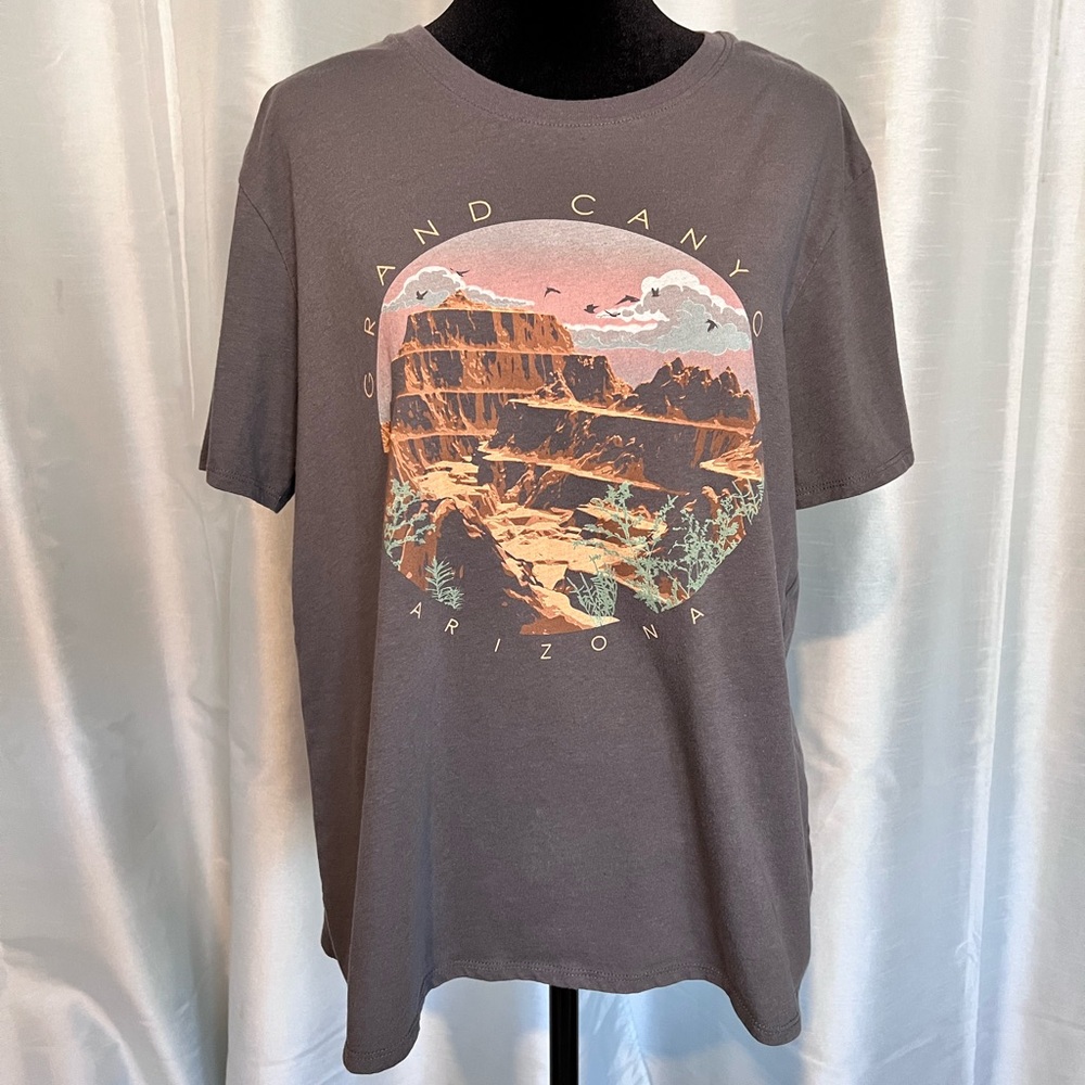 Time and Tru Charcoal T-Shirt